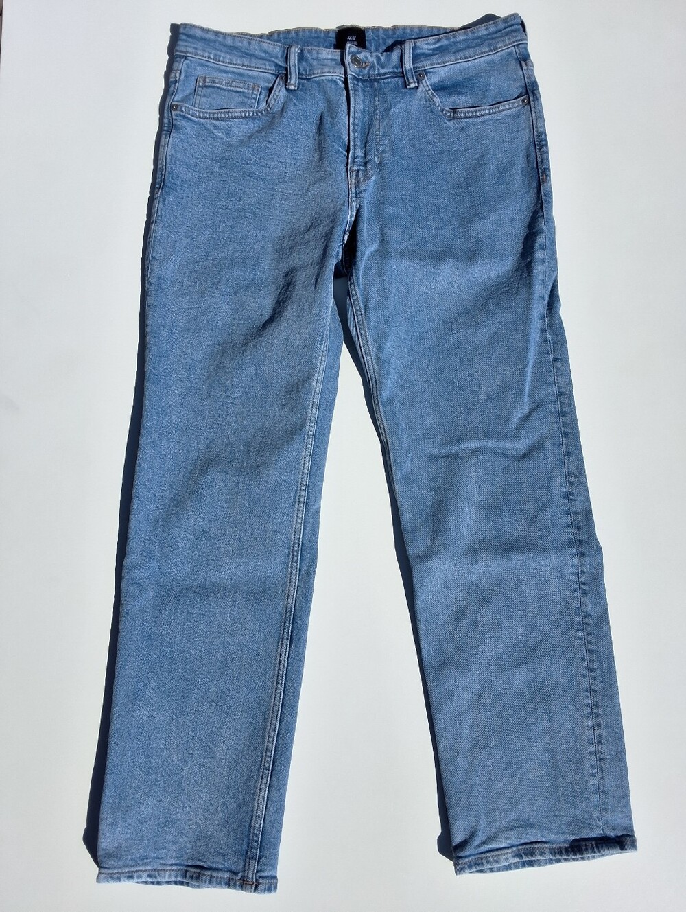(34x32) H&M Light Denim Blue Regular Fit Men's Jeans (Like New)